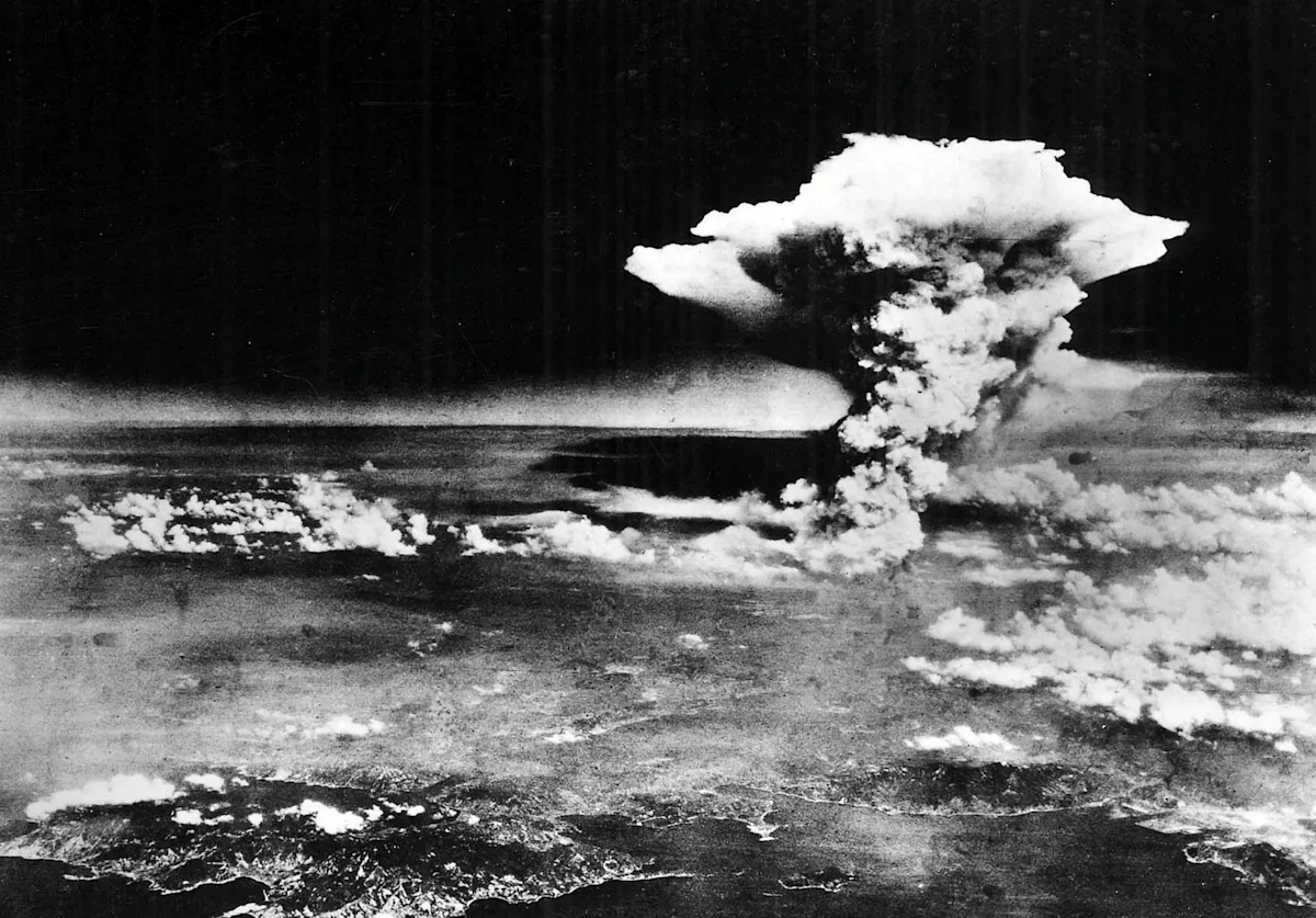 Hiroshima debris reveals a novel alloy forged by the blast