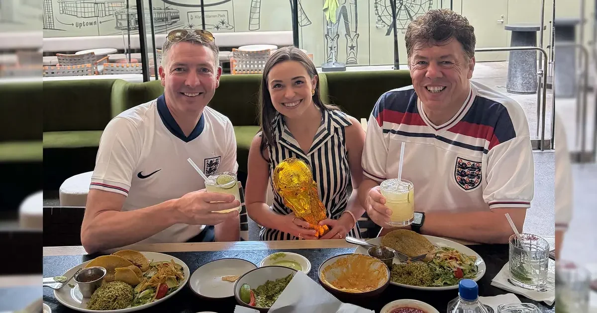 That World Cup Guy Tries Tex-Mex Ahead of England-Croatia Clash in Dallas
