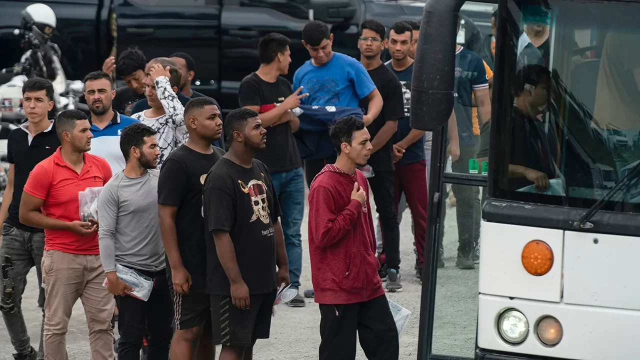 Title 42 expiration triggers surge of migrants at US-Mexico border.