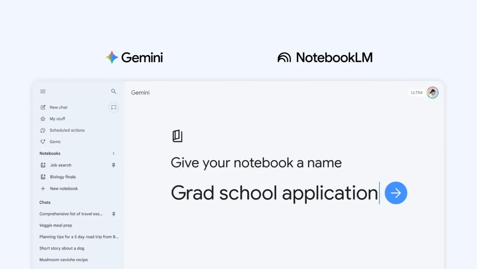 Gemini Adds Notebooks for Cross‑App Project Workflows
