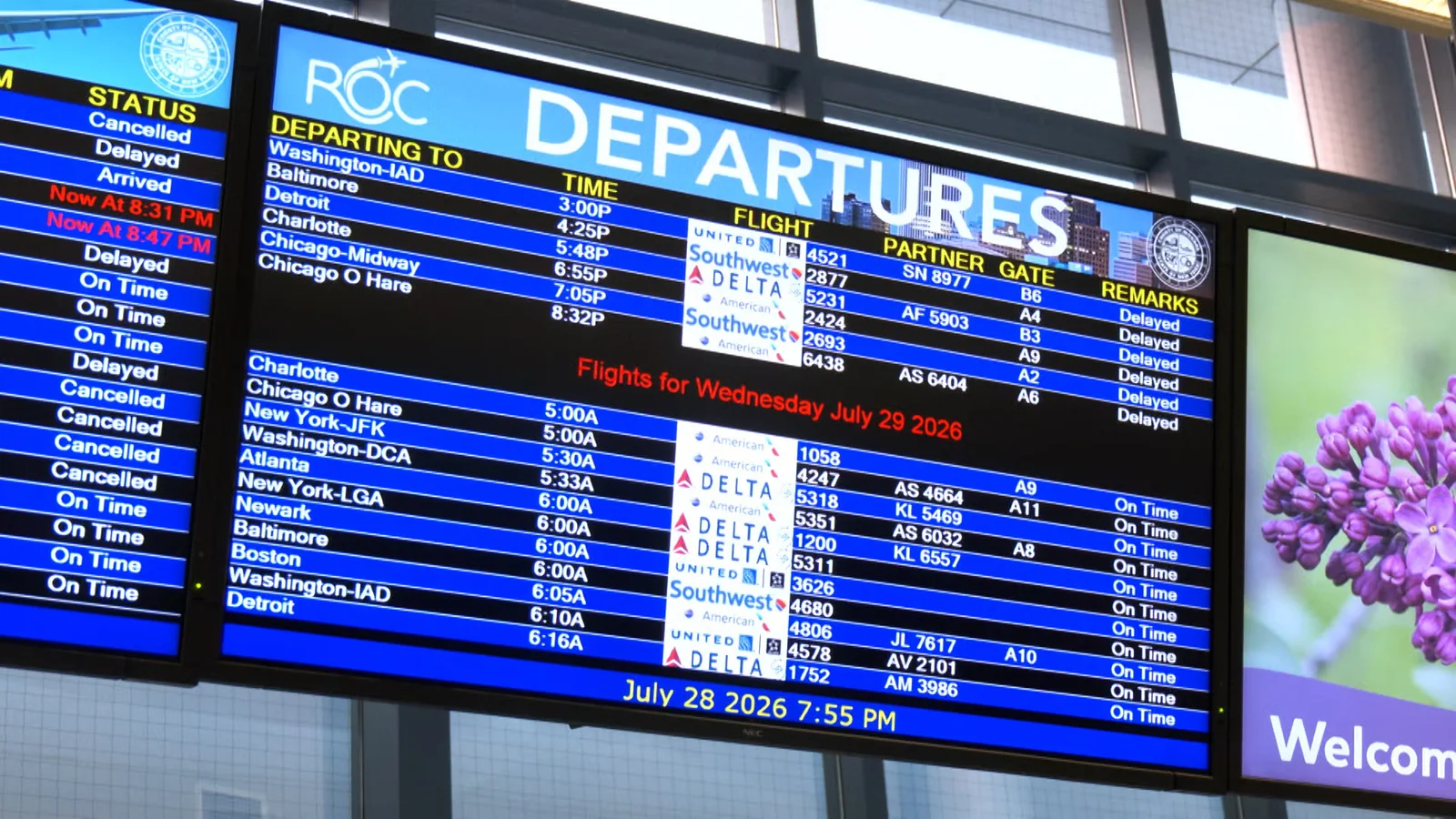 IT outage grounds American Airlines flights, Rochester travelers face delays as service resumes
