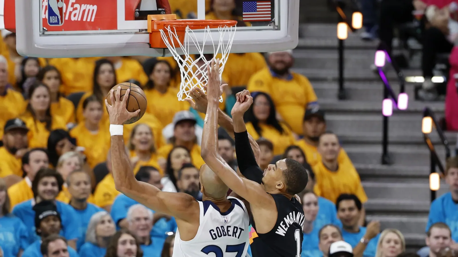 Wembanyama sets NBA playoff blocks record with 12 in Game 1