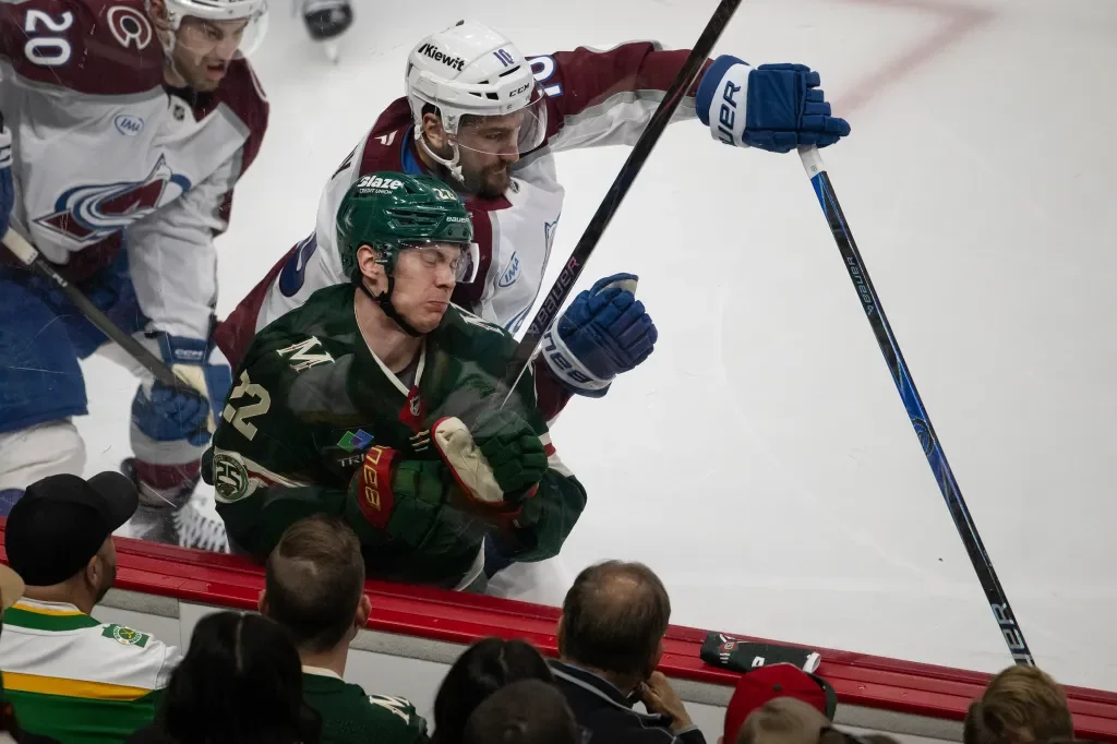 Avs ride depth and defense to grab 3-1 series edge against Wild in gritty Game 4