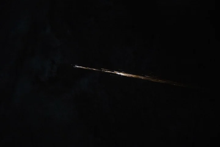 ISS Captures Fiery Fireball as Space Debris Burns Up