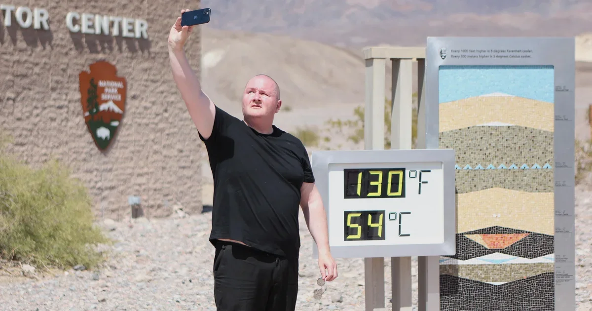 "Record-Breaking Heatwave Sweeps Death Valley, Posing Risks to Pets and Tourists"
