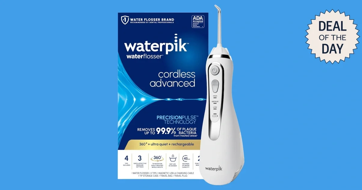 Waterpik Cordless 2.0 Flosser Slashes 32% in Amazon Deal, Award-Winning Ease