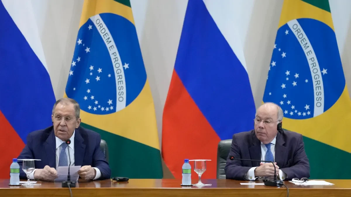 Lavrov's Brazil Visit: Meeting with Lula and Discussing Ukraine.