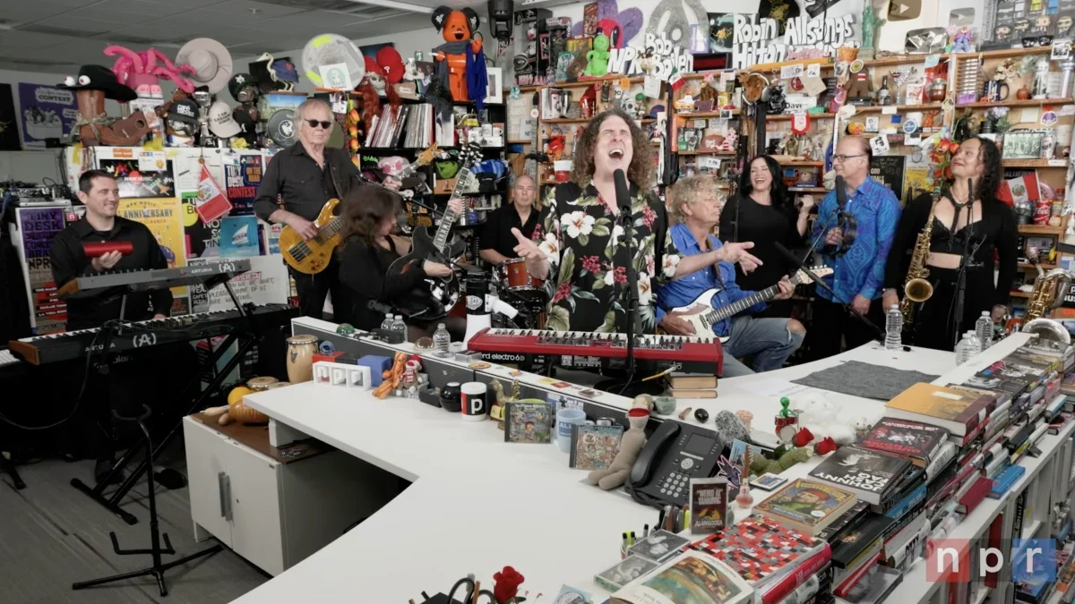 Weird Al's Tiny Desk Set Delivers Big Laughs in a Tiny Space