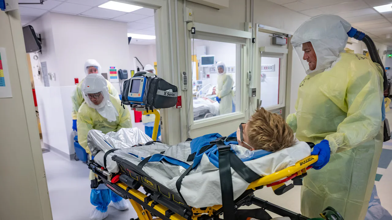 Not a drill: Johns Hopkins biocontainment unit readies for hantavirus patients
