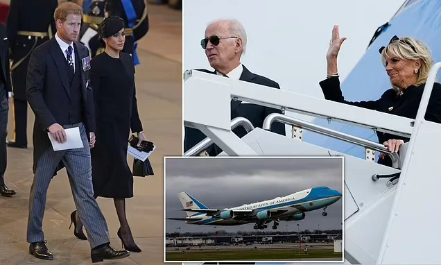 "Harry and Meghan Denied Air Force One Flight to US After Queen's Funeral"