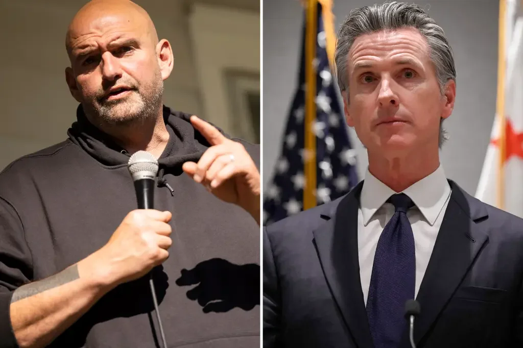 Fetterman Calls Out Newsom's Lack of Presidential Ambition
