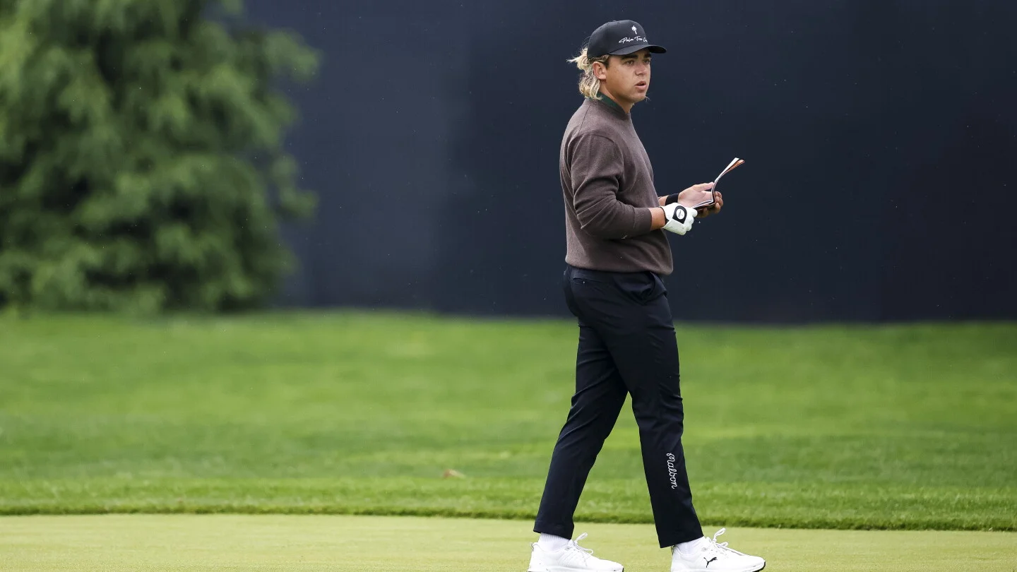Higgo penalized two strokes for late tee arrival at PGA Championship