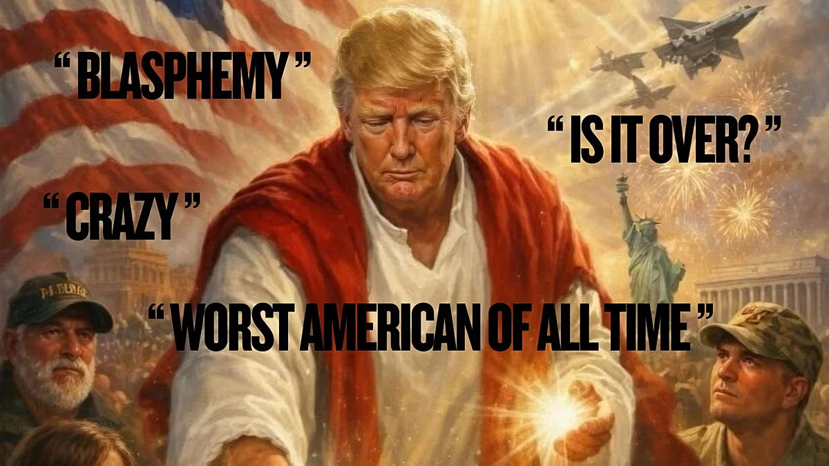Celebrities lash out as Trump’s AI Jesus image triggers blasphemy backlash