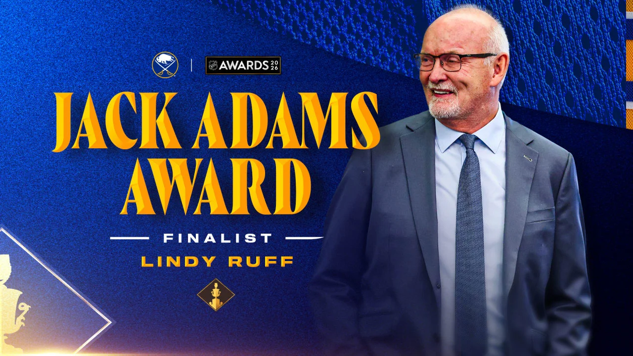 Ruff Eyes NHL Coach of the Year Nod as Sabres Surge to Playoffs