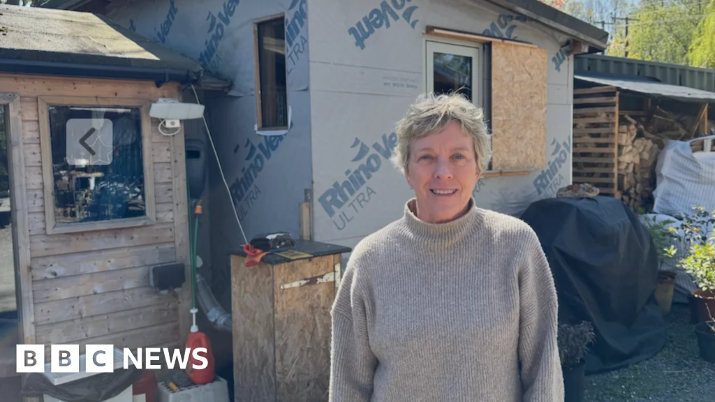 River pollution stalls Herefordshire housing, leaving couple living in a shed