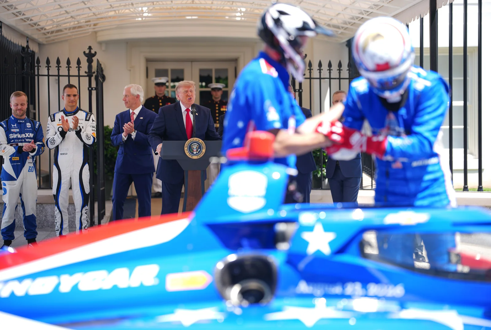 Trump to take honorary lap as IndyCar races into Washington
