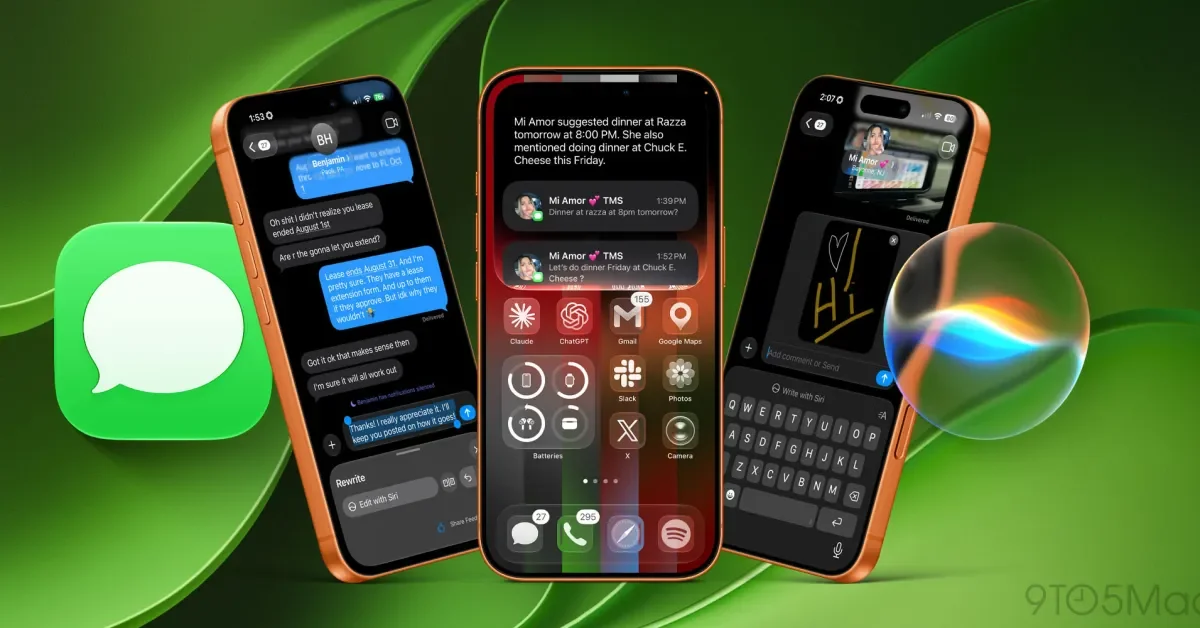 iOS 27 revamps Messages with SiriAI, drawing, and contextual actions