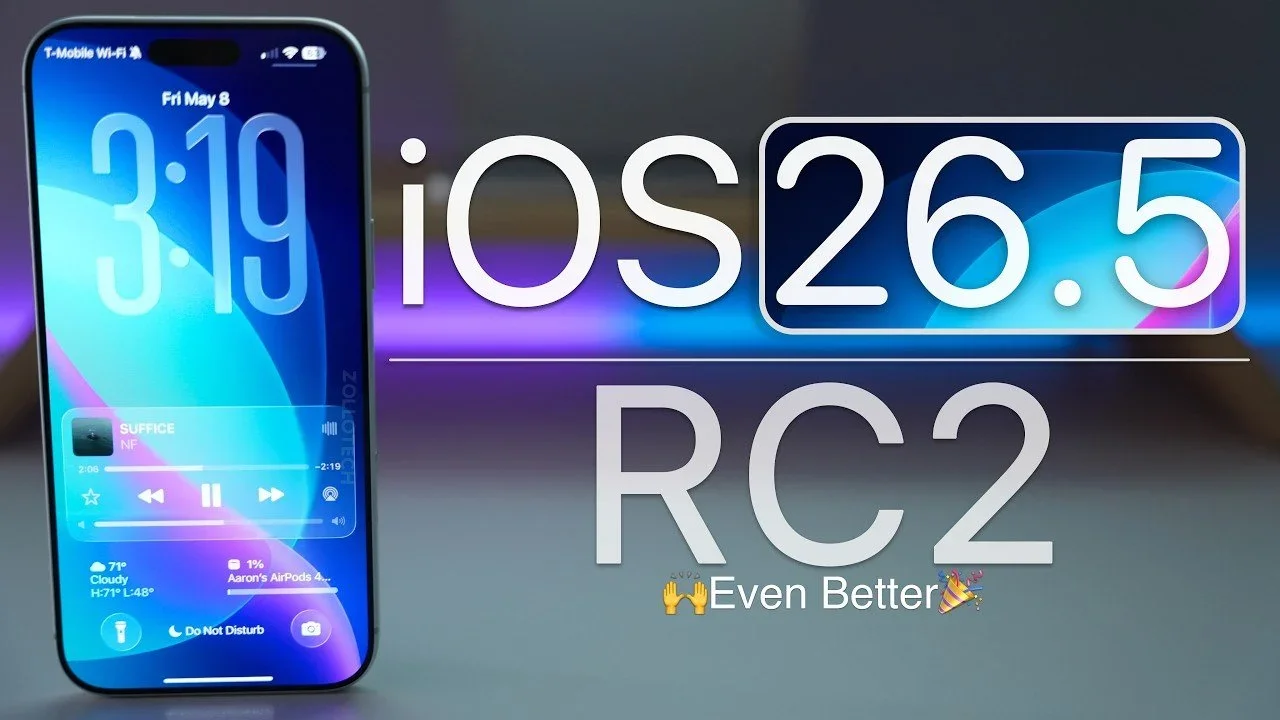 iOS 26.5 RC2 Tightens Stability Ahead of Public Rollout with Subtle Enhancements