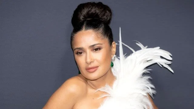 Hayek Celebrates 60 with a Bold Ocean Dip, Upsetting Stamos’ Birthday Cheekiness