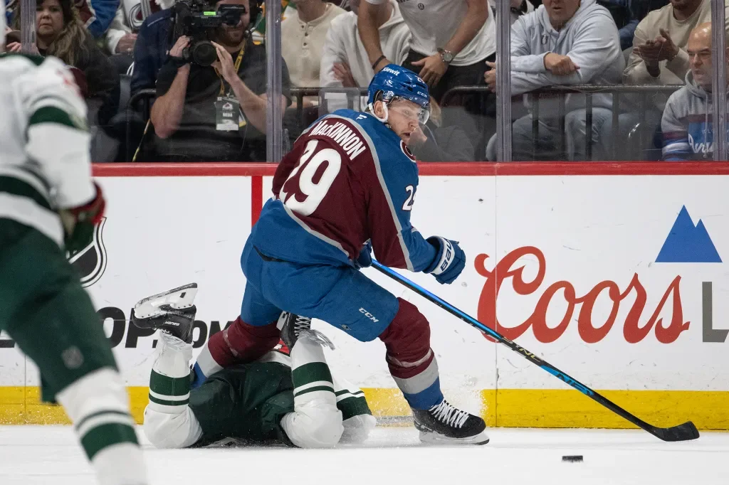 Avalanche show depth, silence Wild's tough-guy act in 2-0 series lead