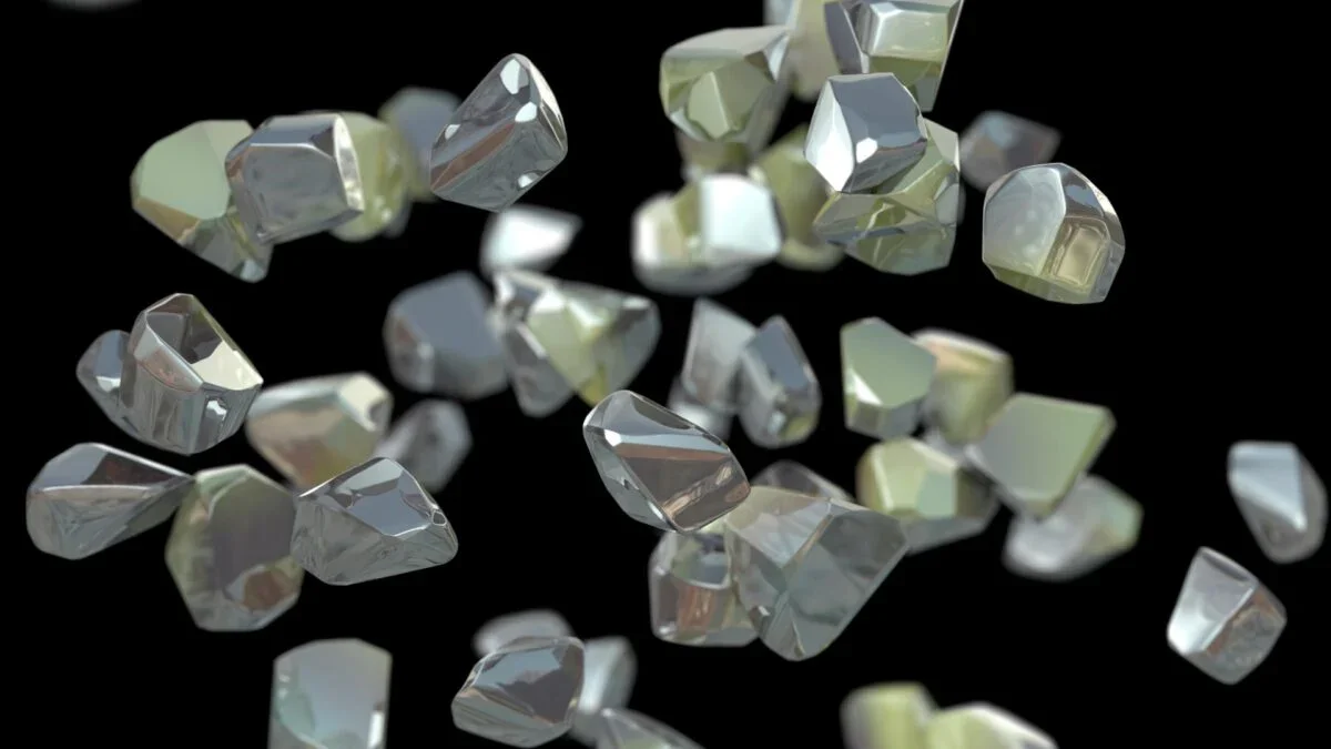 Tiny nanodiamonds bend, not break, due to a hidden elastic layer
