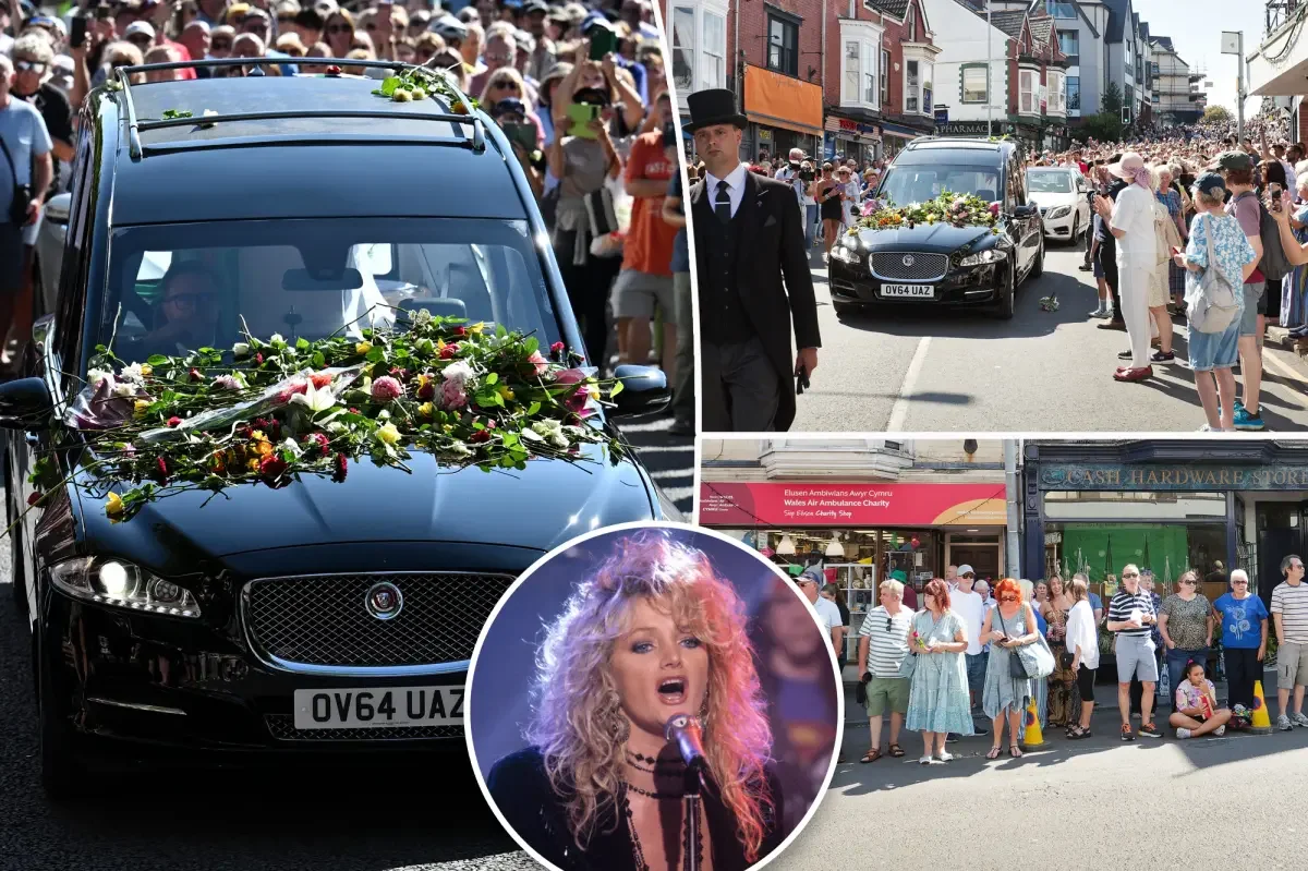 Thousands Line Welsh Streets for Bonnie Tyler’s Coffin Homecoming