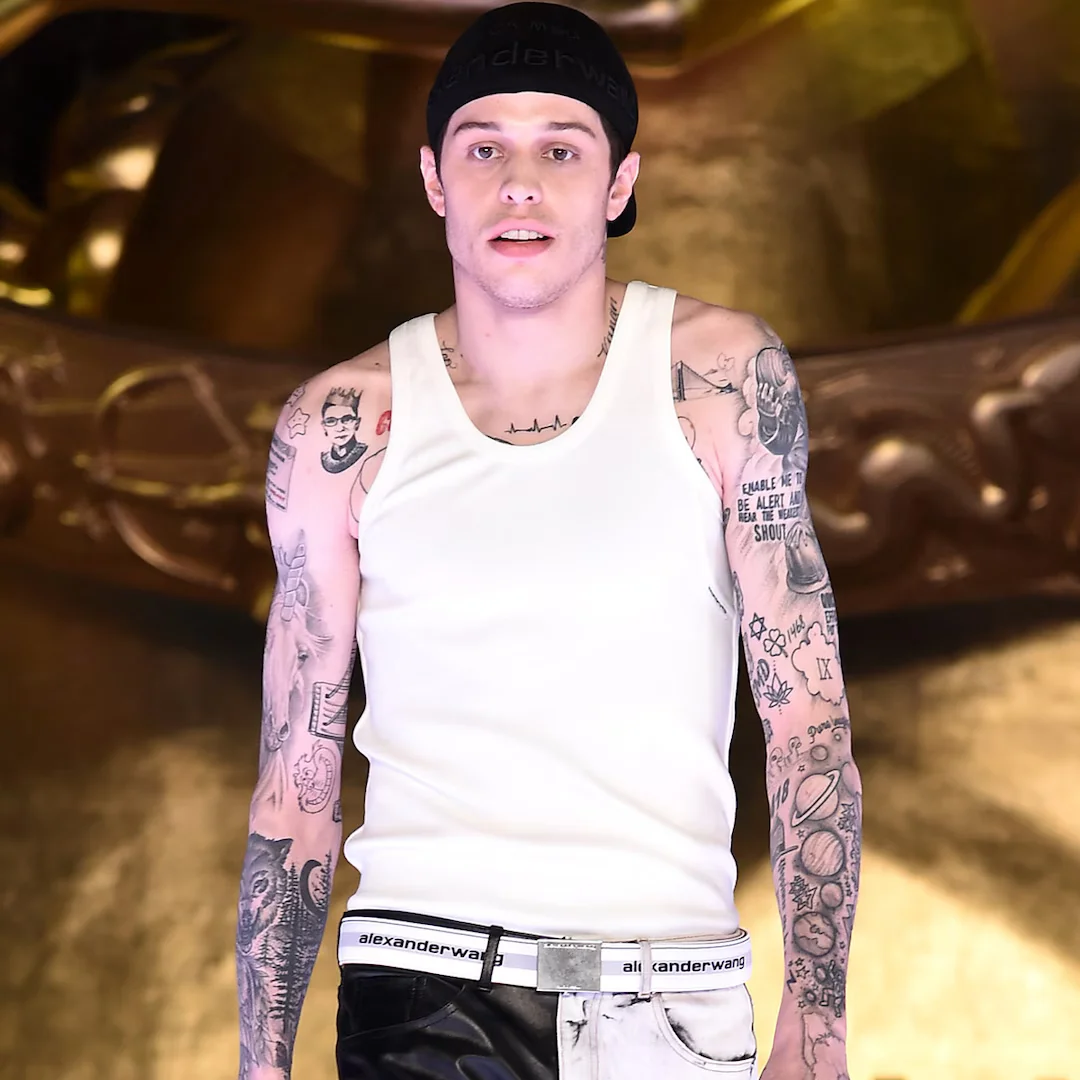 Pete Davidson Trades Ink for Bare Arms in Tattoo Removal Progress