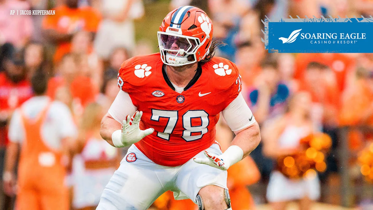 Lions target long-term right tackle with Clemson standout Blake Miller