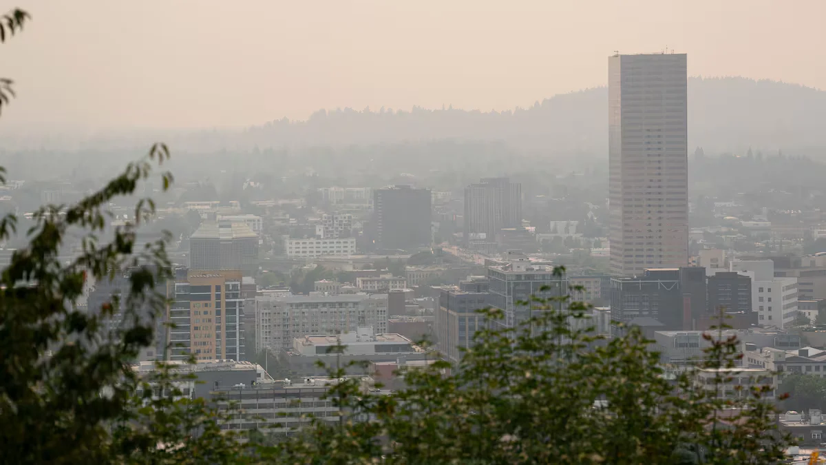 Portland's smoke-choked air ranks among the world's worst amid Western wildfires