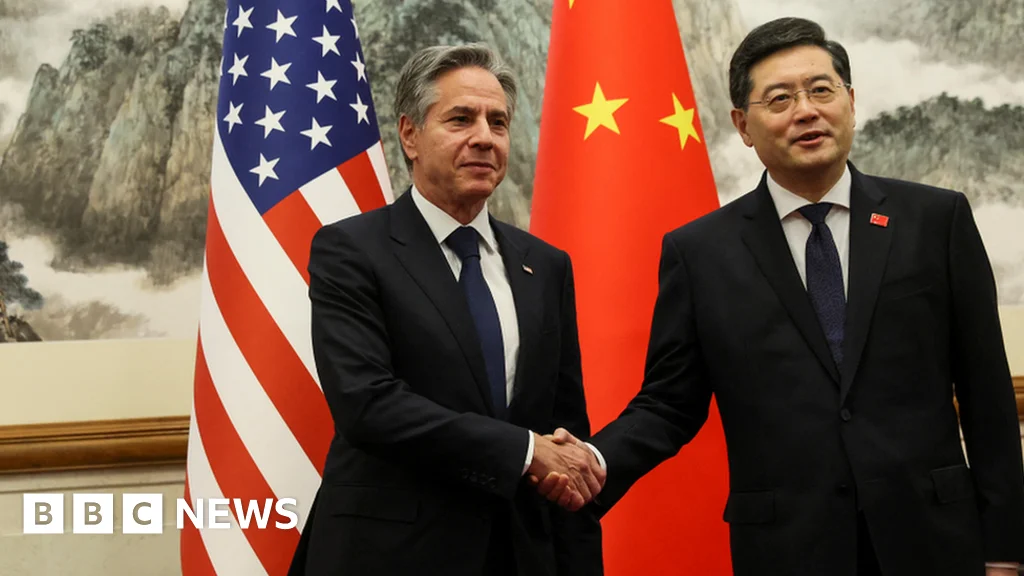 "High-Stakes Talks: Blinken and China's Foreign Minister Work Towards Cooling Tensions"