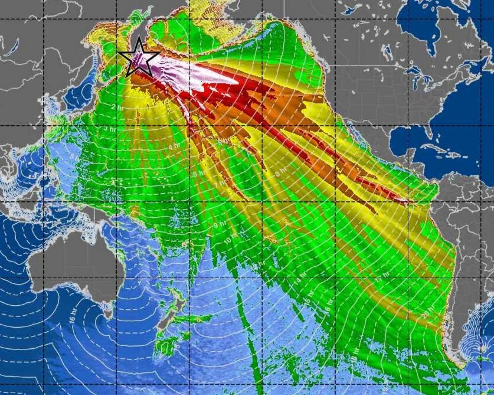 SWOT Satellite Reveals Braided Pacific Tsunami and Forecast Implications