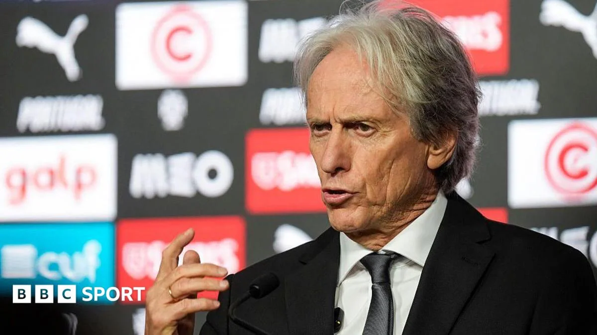 Portugal taps Jorge Jesus to steer national team toward 2026 World Cup
