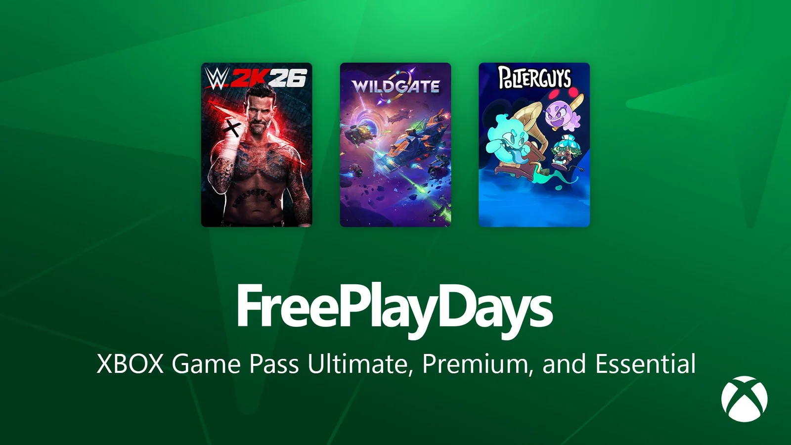 Xbox Free Play Days spotlight: WWE 2K26, Polterguys, and Wildgate