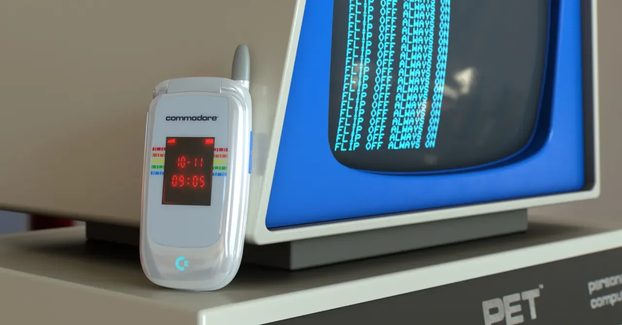 Commodore’s Callback 8020: A Nostalgic Flip Phone Designed to Curb Distractions