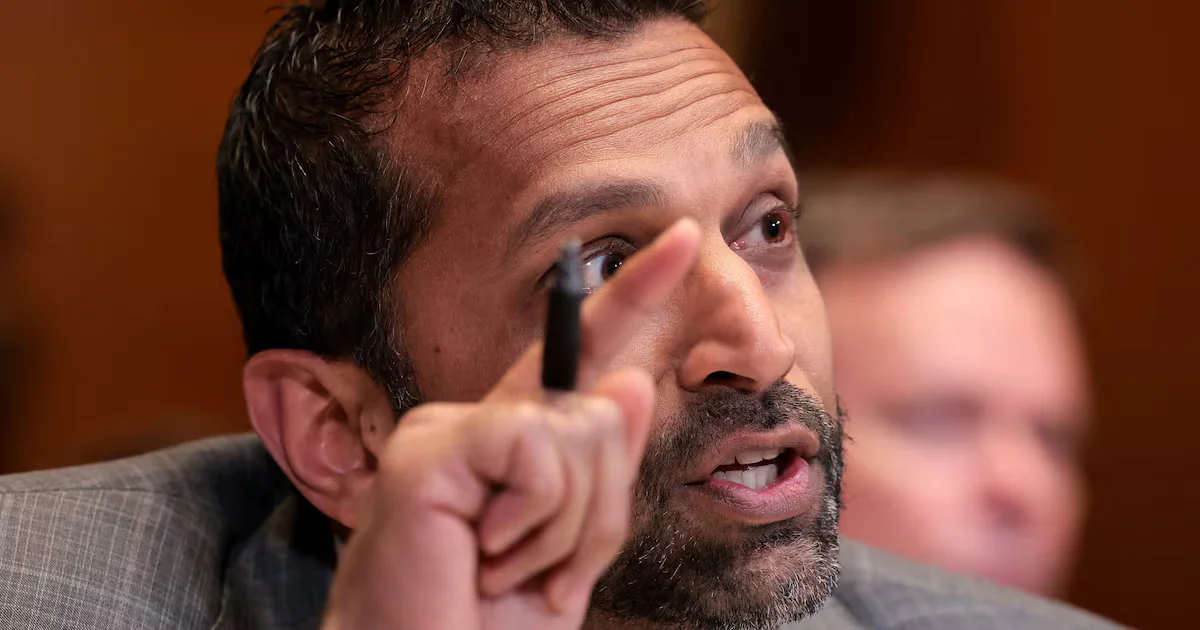 Kash Patel Agrees to a Drinking Audit as Senate Hearing Intensifies