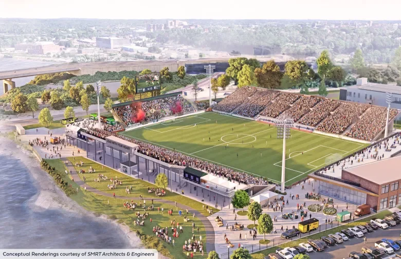 Portland Hearts of Pine unveil plans for West End stadium