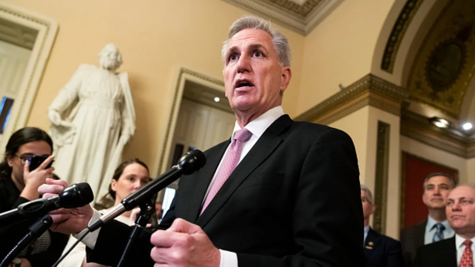 McCarthy urges Biden to take action on debt ceiling negotiations.