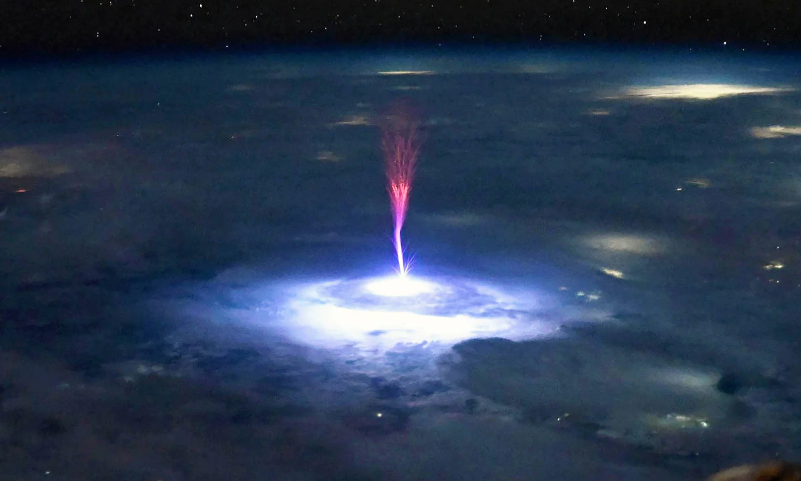 ISS Captures Rare High-Altitude Lightning: Red Sprites and Other Transient Luminous Events