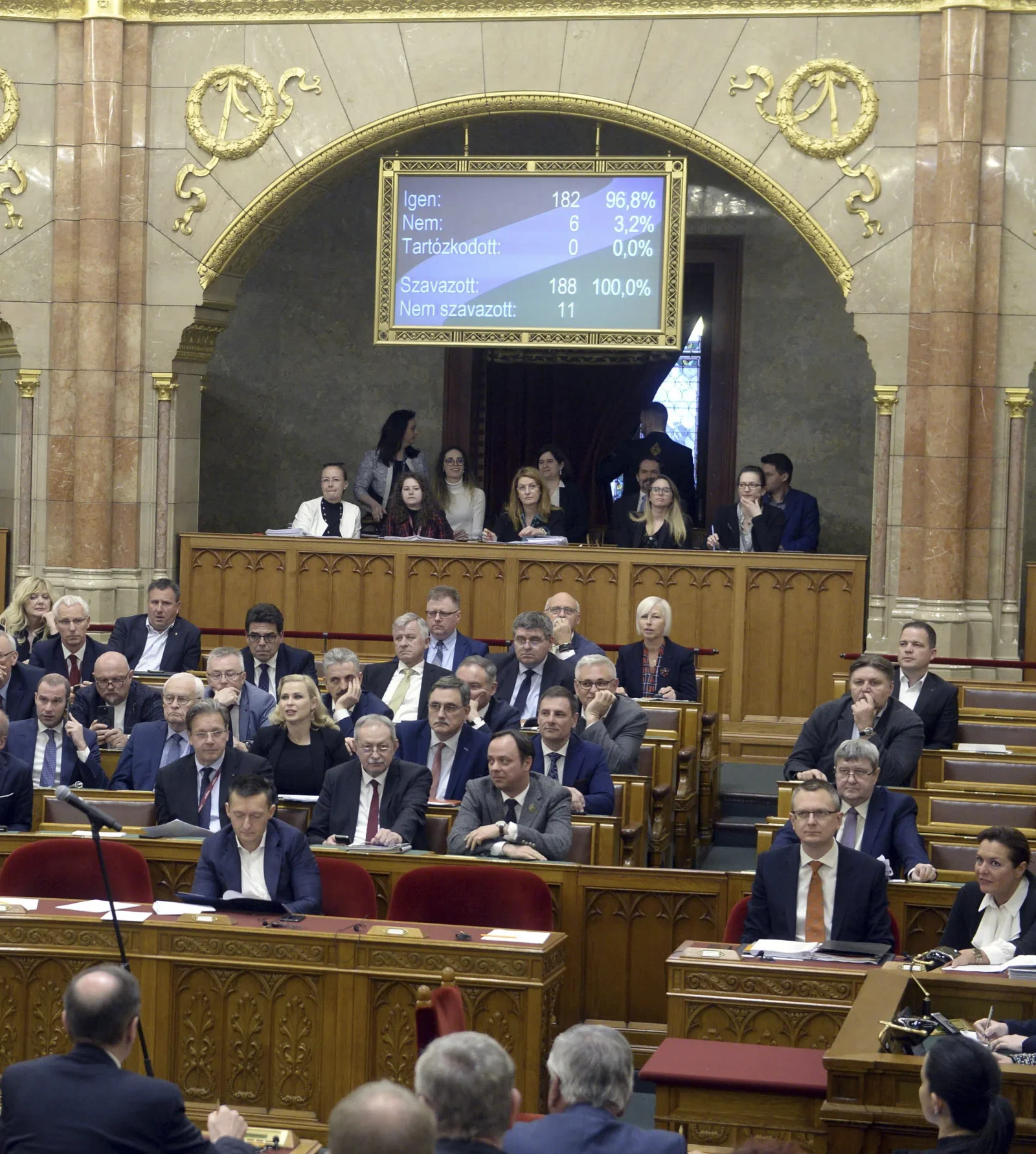 Hungary approves Finland's NATO membership, Sweden still waiting.