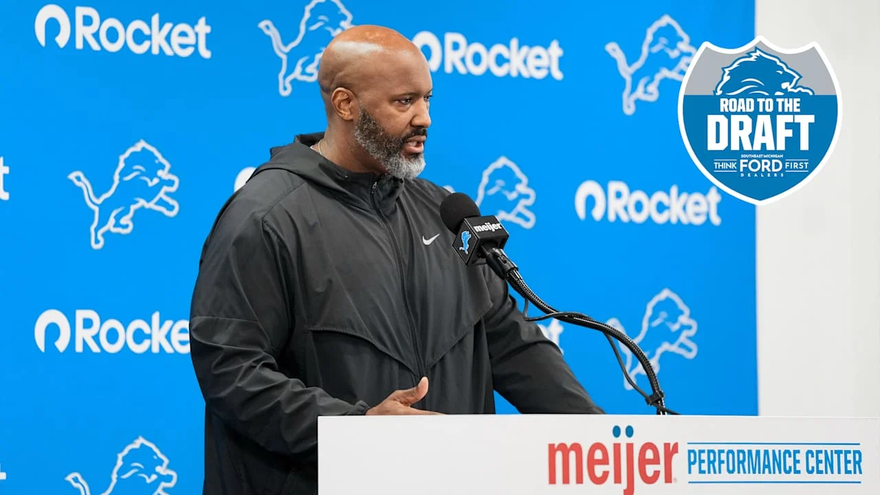 Holmes Sees Practical, Best-Player-Available Path for Lions in 2026 Draft