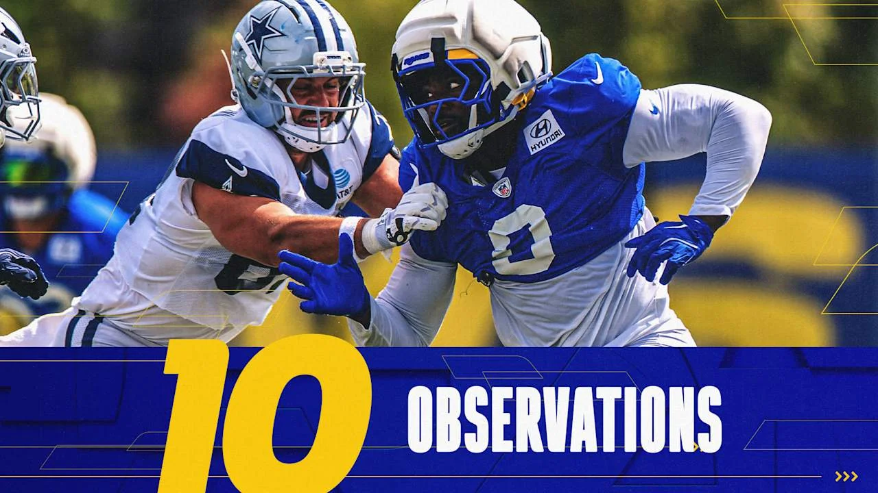 Rams-Cowboys Joint Practice Highlights Stafford's Sharpness and Cowboys' Pass Rush