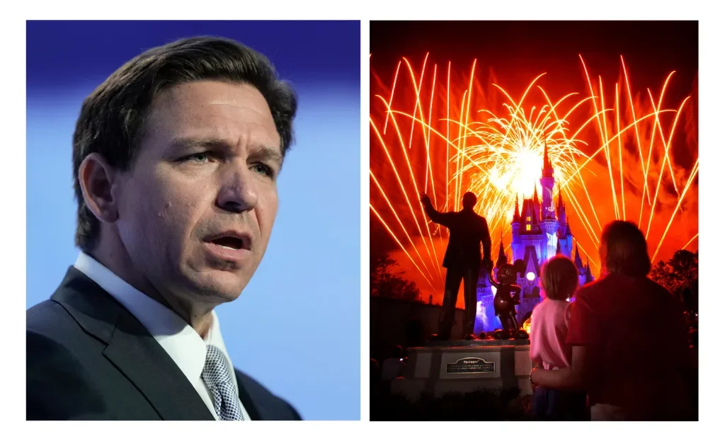 "Florida Voters Split on DeSantis vs. Disney Clash, Poll Reveals"