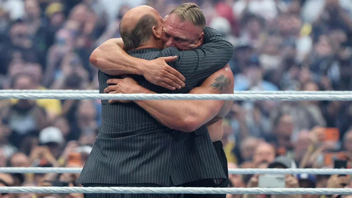 Brock Lesnar Teases Retirement by Leaving Gear in Ring After WrestleMania 42 Loss