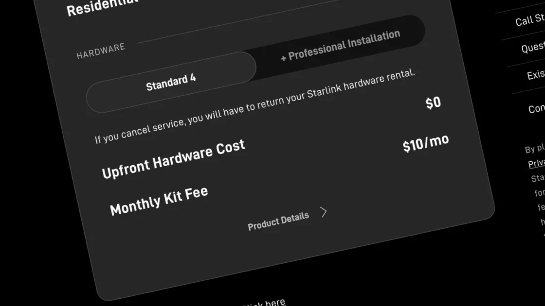 Starlink Boosts Cost for New Customers with $10 Monthly Kit Fee