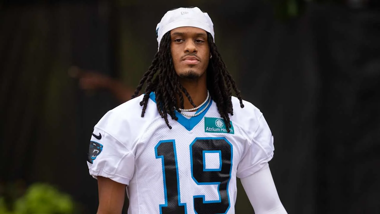 Panthers rookie Brazzell out for season; Tua returns to Falcons practice