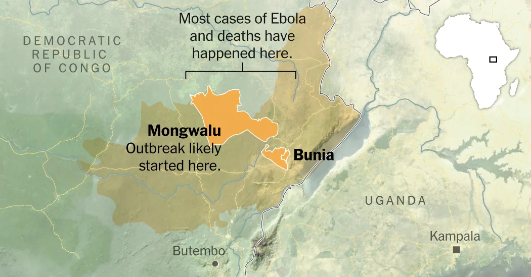 Tracking Ebola's Cross-Border Spread in Congo's War-Torn East