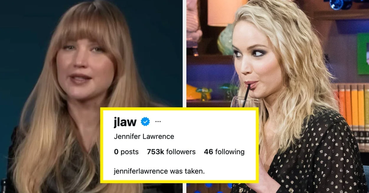Jennifer Lawrence Makes a Splash on Instagram With a Witty Welcome Bio