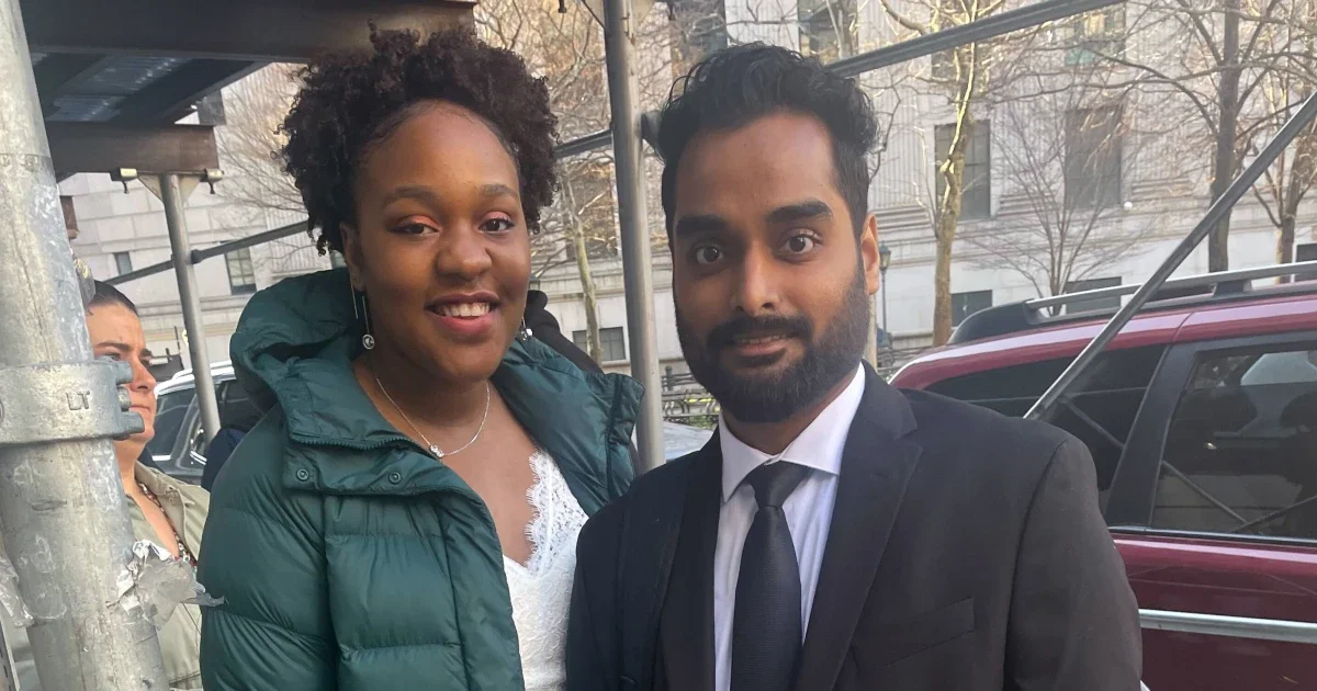 Unintentional Wedding at Trump's Arraignment Hearing Draws Attention.