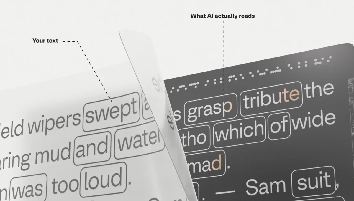 ShieldFont uses word-swapping fonts to slow AI scrapers