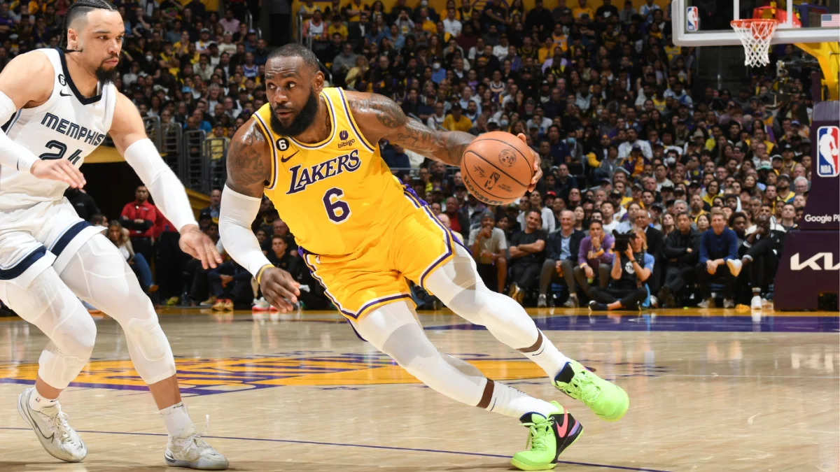 Shaq roasts Grizzlies as LeBron powers Lakers to OT win in Game 4.